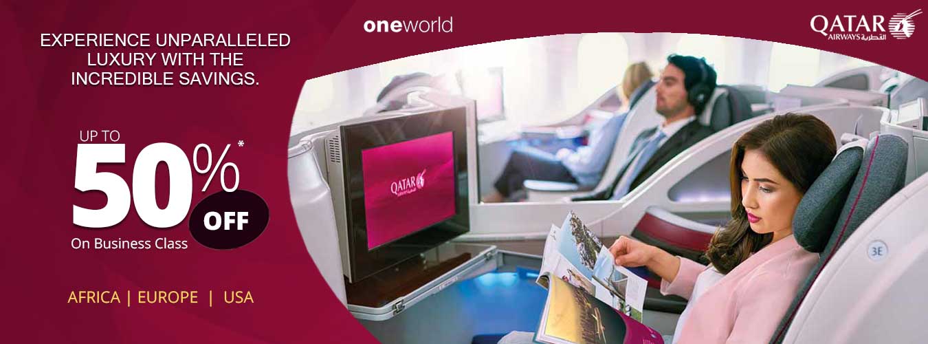 shop ticket and travel bundles with qatar airways